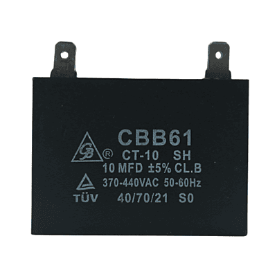 Capacitor Ventilador 10 Mf 370 / 450 Vac - Ct-10