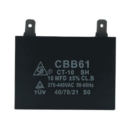 Capacitor Ventilador 10 Mf 370 / 450 Vac - Ct-10 Capacitor Ventilador 10 Mf 370 / 450 Vac - Ct-10