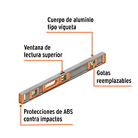 nivel-profesional-de-24-con-protección-de-abs-truper-np-24-17036 nivel-profesional-de-24-con-protección-de-abs-truper-np-24-17036