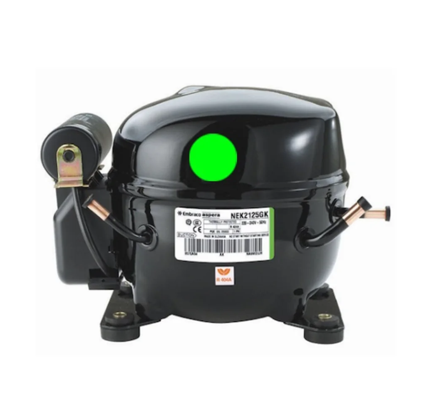 COMPRESOR HERMETICO EMBRACO 1 HP R404A LBP 220/1 - NT2178GKV-B COMPRESOR HERMETICO EMBRACO 1 HP R404A LBP 220/1 - NT2178GKV-B