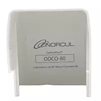 Codo Exterior 90° para Canaleta Blanco 80mm, OPTIMAL DUCT - ODCO.80