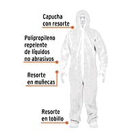 Overol desechable, talla chica - OVERD-S / 13982 Overol desechable, talla chica - OVERD-S / 13982