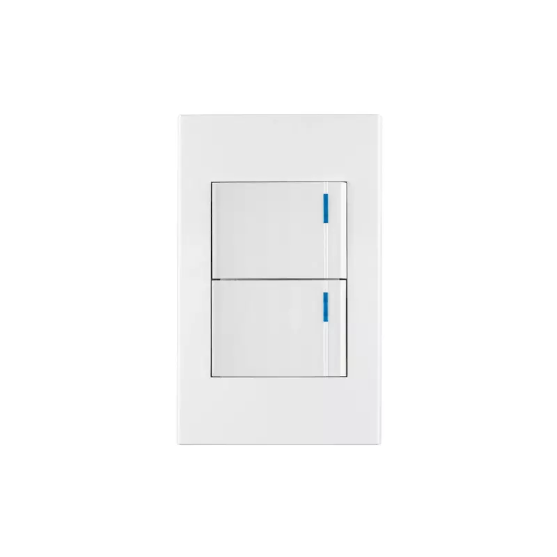 Placa armada 2interruptores 1de 3vías,1.5mod,Española blanco - PA-APDO15-EEB / 45601 Placa armada 2interruptores 1de 3vías,1.5mod,Española blanco - PA-APDO15-EEB / 45601