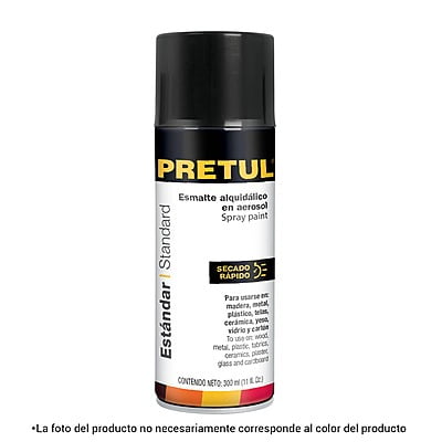Pintura  en aerosol, blanco mate, Pretul - PA-BM-P / 27175