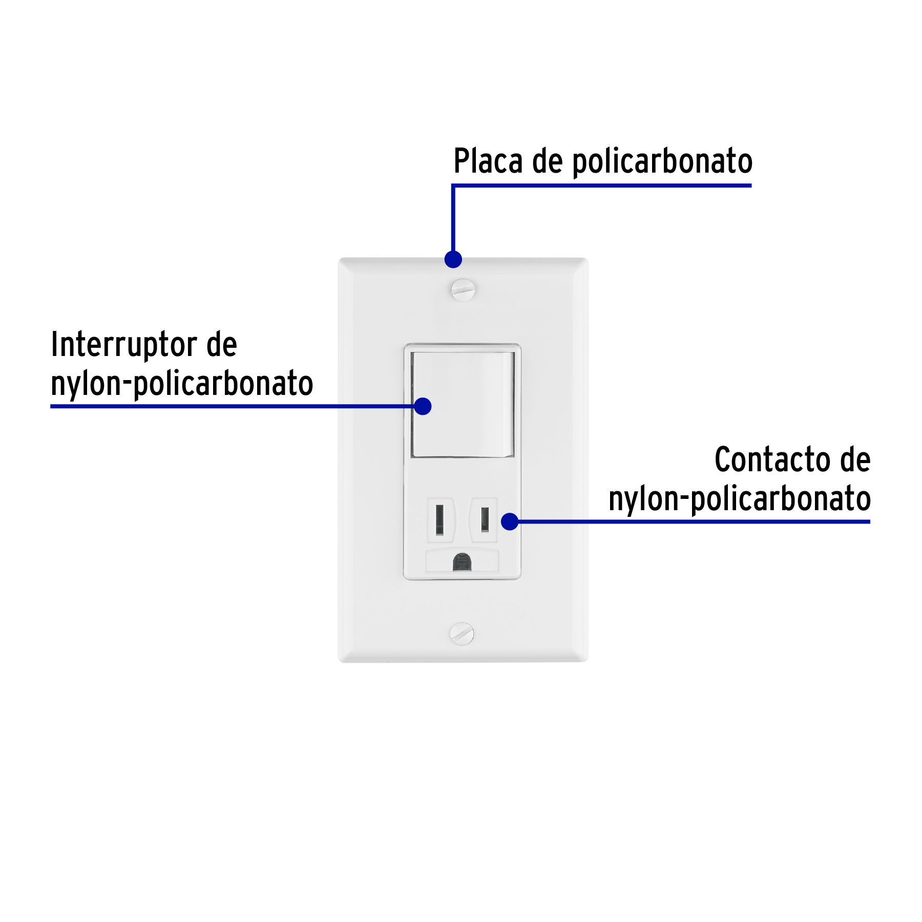 Placa armada contacto e interruptor Classic - PA-COAP-CLP / 40018 Placa armada contacto e interruptor Classic - PA-COAP-CLP / 40018