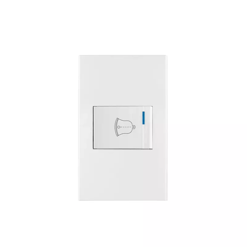 Placa armada 1 interruptor de timbre,1.5mod, Española,blanco - PA-TI-EB / 45604 Placa armada 1 interruptor de timbre,1.5mod, Española,blanco - PA-TI-EB / 45604
