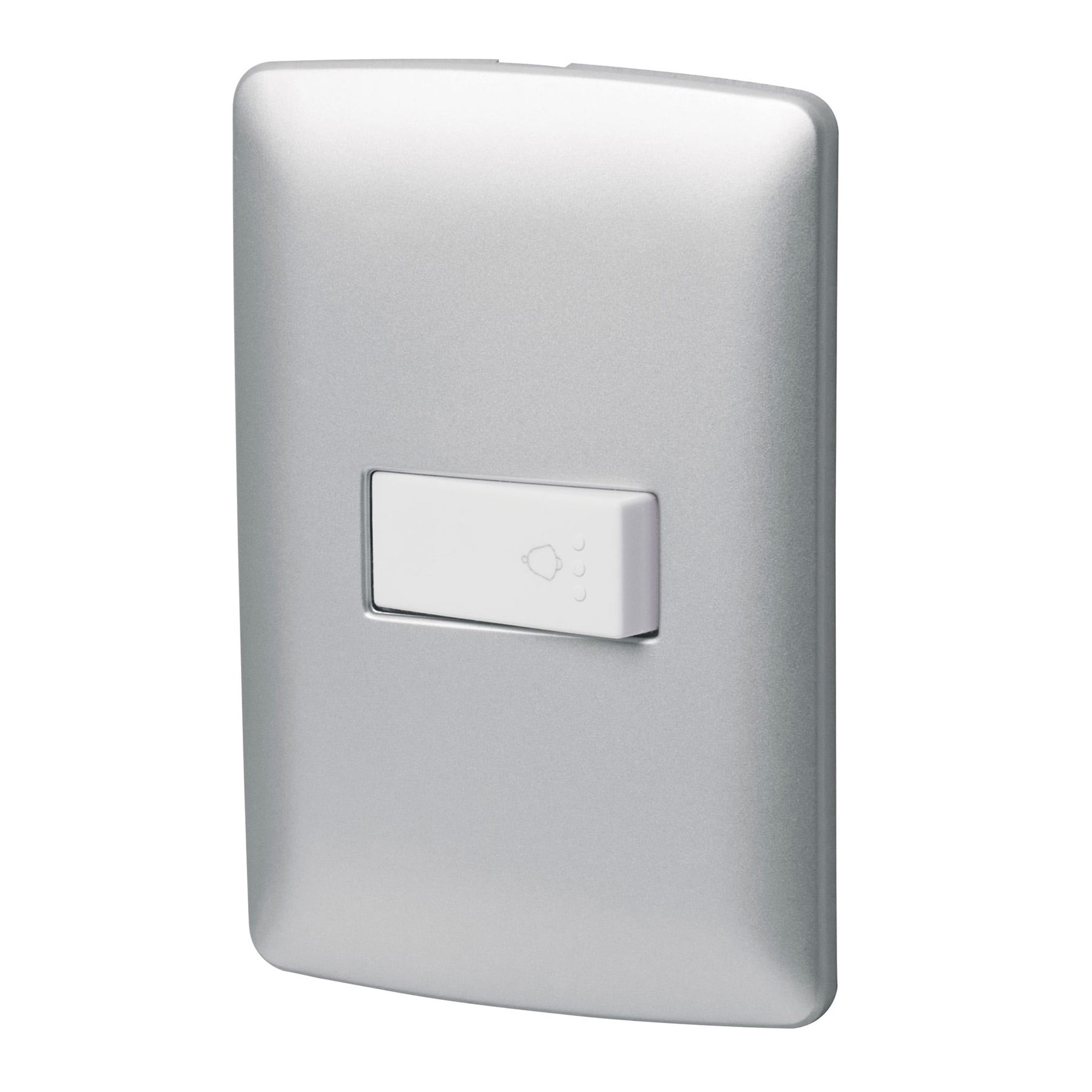 Placa armada 1 interruptor sencillo plata, línea Italiana - PA-APSE-IP / 46477 Placa armada 1 interruptor sencillo plata, línea Italiana - PA-APSE-IP / 46477