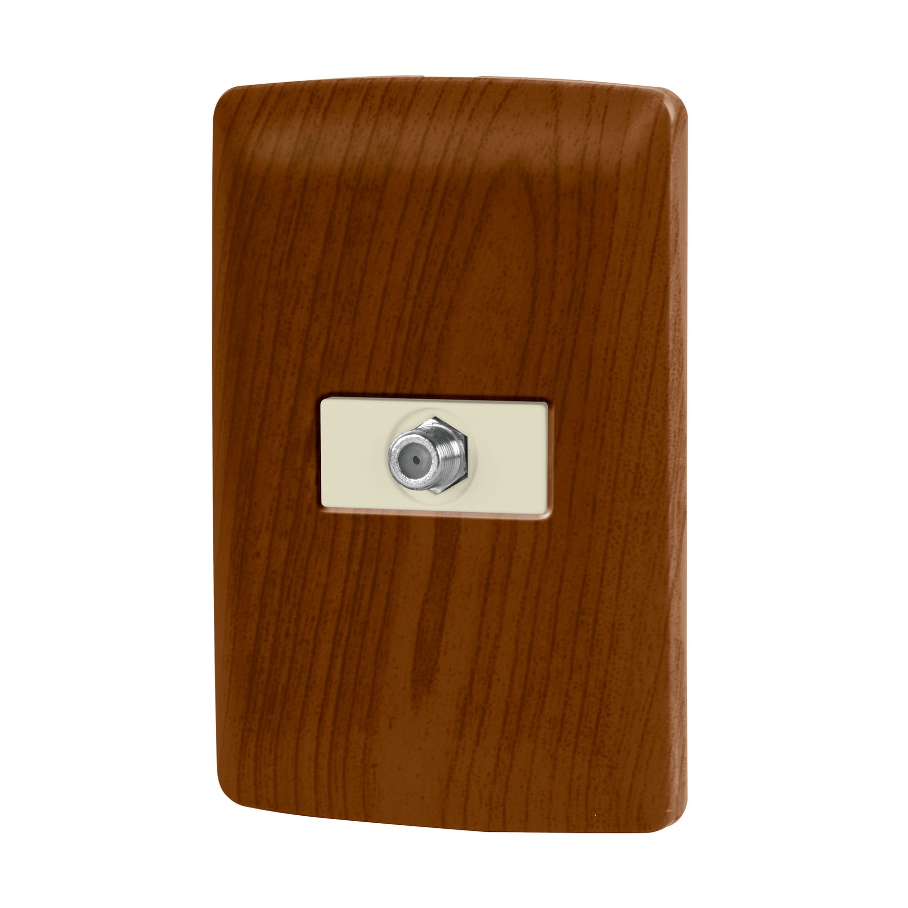Placa armada con conexión para TV, madera, línea Italiana - PA-TV-IM / 49953
