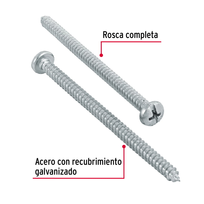 Bolsa con 150 pijas #10 x 3' para lámina - PILA-10X3 / 48728 Bolsa con 150 pijas #10 x 3' para lámina - PILA-10X3 / 48728