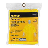 Poncho unitalla, PVC,0.10 mm, Pretul - PONCHO-P / 21541 Poncho unitalla, PVC,0.10 mm, Pretul - PONCHO-P / 21541