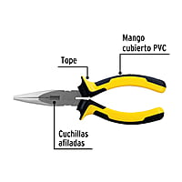 pinza-punta-y-corte-6-mango-comfort-grip-pretul-ppc-6px-22670 pinza-punta-y-corte-6-mango-comfort-grip-pretul-ppc-6px-22670