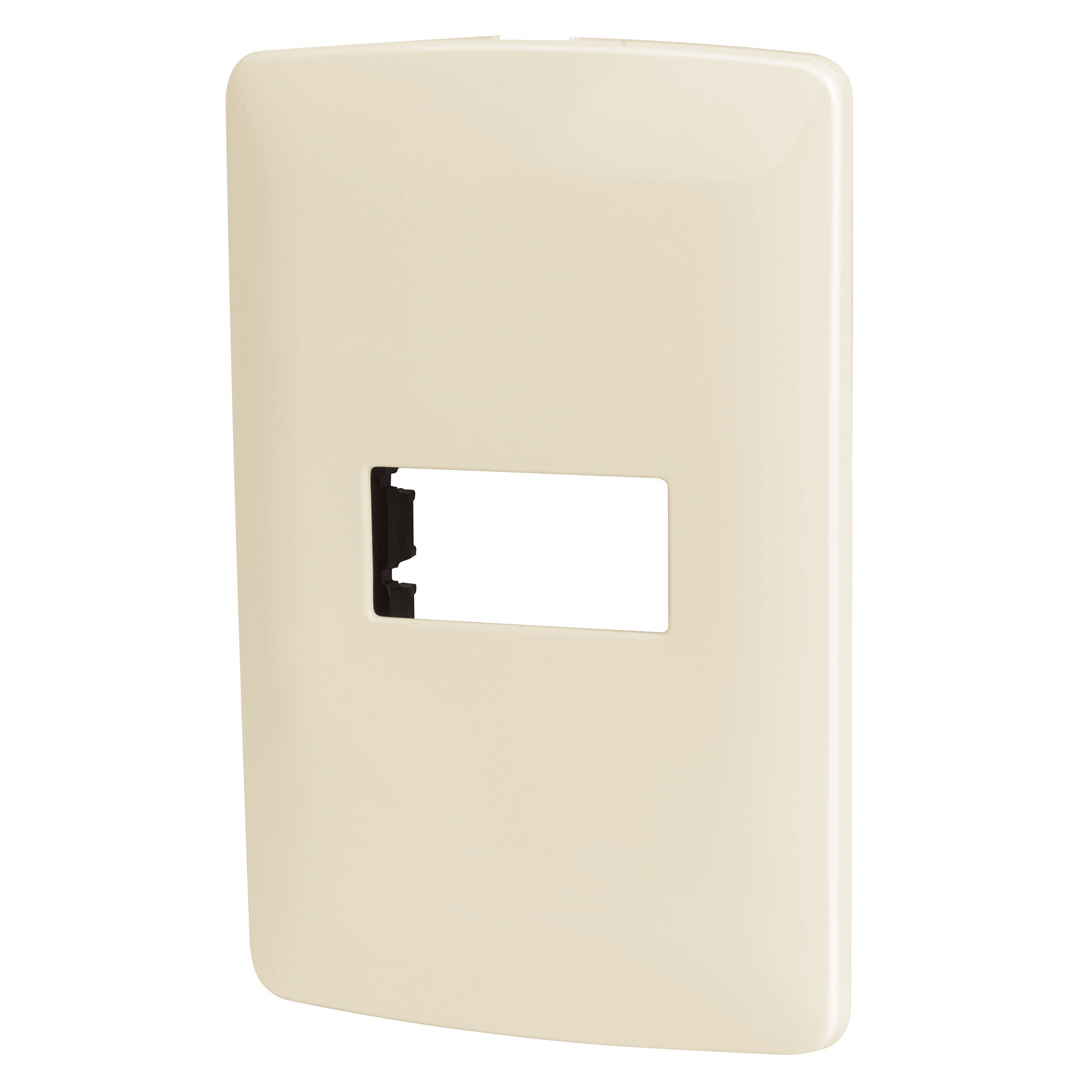 Placa 1 módulo de ABS, línea Italiana, color marfil - PPSE-I / 48088