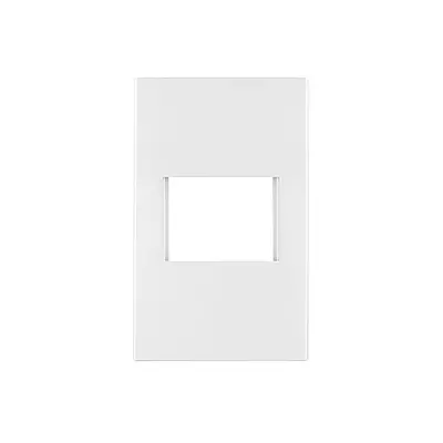 Placa 1 ventana, 1.5 módulos, línea Española, color blanco - PPSE15-EB / 47044
