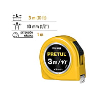 flexómetro-amarillo-3m-cinta-13mm-pretul-tarjeta-plástica-pro-3meb-21605 flexómetro-amarillo-3m-cinta-13mm-pretul-tarjeta-plástica-pro-3meb-21605