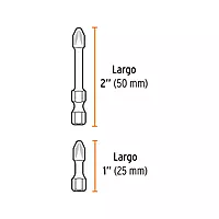 Juego de 40 puntas de impacto mixtas largos 1' y 2', Expert, 101966 -  PUN-40IX