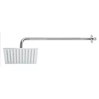 Regadera acero inoxidable, 8', con brazo, cromado, Riviera - R-308 / 45771 Regadera acero inoxidable, 8', con brazo, cromado, Riviera - R-308 / 45771