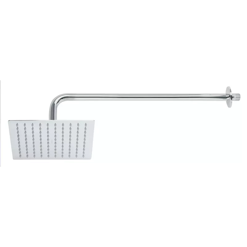 Regadera acero inoxidable, 8', con brazo, cromado, Riviera - R-308 / 45771 Regadera acero inoxidable, 8', con brazo, cromado, Riviera - R-308 / 45771