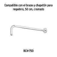 Regadera acero inoxidable, 10', sin brazo, cromado, Riviera - R-310S / 45781 Regadera acero inoxidable, 10', sin brazo, cromado, Riviera - R-310S / 45781