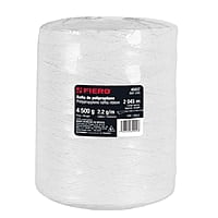 Rollo de rafia de 2045 m color blanco calibre 2.2 g/m - RAF-245 / 45037 Rollo de rafia de 2045 m color blanco calibre 2.2 g/m - RAF-245 / 45037
