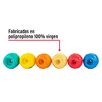 Rollo de rafia de 230 m colores surtidos calibre 2.2 g/m - RAF-250C / 45033 Rollo de rafia de 230 m colores surtidos calibre 2.2 g/m - RAF-250C / 45033