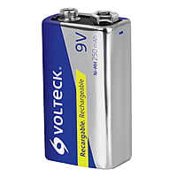 Pila recargable, uso general, 9 V, 250 mAh, 1 pieza - RE-9V2 / 47203 Pila recargable, uso general, 9 V, 250 mAh, 1 pieza - RE-9V2 / 47203