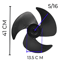 Aspa Para Minisplit, Condensador 1 Tonelada, Diámetro Exterior 41 Cm, Altura 13 Cm 5901A10057A Aspa Para Minisplit, Condensador 1 Tonelada, Diámetro Exterior 41 Cm, Altura 13 Cm 5901A10057A