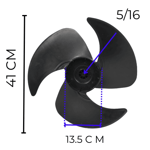 Aspa Para Minisplit, Condensador 1 Tonelada, Diámetro Exterior 41 Cm, Altura 13 Cm 5901A10057A Aspa Para Minisplit, Condensador 1 Tonelada, Diámetro Exterior 41 Cm, Altura 13 Cm 5901A10057A