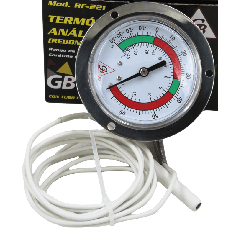 Termometro De Control Analogo, Gb - Rf-221 Termometro De Control Analogo, Gb - Rf-221