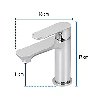 Monomando corto para lavabo, Riviera - RIM-45 / 45190