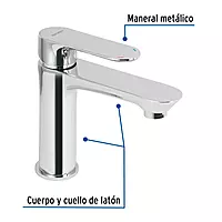 Monomando corto para lavabo, Riviera - RIM-45 / 45190