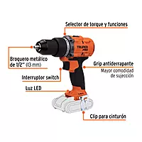 Rotomartillo 1/2', 20V, sin accesorios, PRO, 103248 - ROTI-20AS Rotomartillo 1/2', 20V, sin accesorios, PRO, 103248 - ROTI-20AS