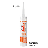 Sellador acrilico, 280 ml, transparente - SACRI-100T / 18569 Sellador acrilico, 280 ml, transparente - SACRI-100T / 18569