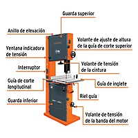 Sierra cinta 18' de 2HP - SCI-18 / 16278 Sierra cinta 18' de 2HP - SCI-18 / 16278