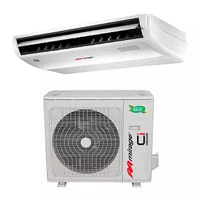 Set Minisplit Piso Techo Mirage Inverter Frio y Calor 5 Toneladas, CI Magnum R-410A 220-1-60 SETCLC601M-EPC601M