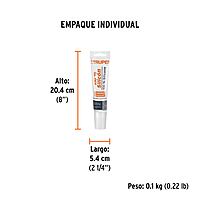 Sellador transparente, 100% de silicón, 85 gr - SIL-85T / 17562 Sellador transparente, 100% de silicón, 85 gr - SIL-85T / 17562