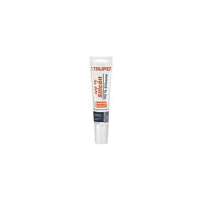 Sellador transparente, 100% de silicón, 85 gr - SIL-85T / 17562