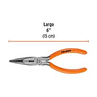 Pinza punta y corte 6', mango de PVC - T203-6 / 17309 Pinza punta y corte 6', mango de PVC - T203-6 / 17309