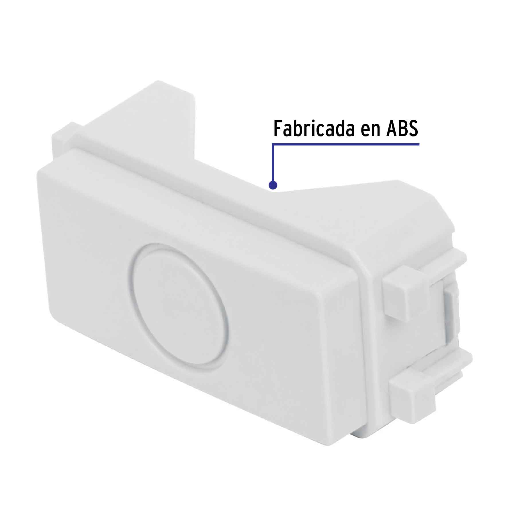 Módulo (tapón) ciego, línea Italiana, color blanco - TA-IB / 46140 Módulo (tapón) ciego, línea Italiana, color blanco - TA-IB / 46140