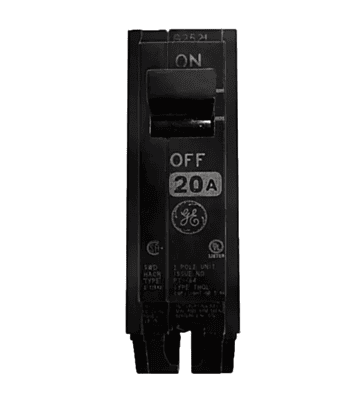 Interruptor Termomagnetico 1P, 20A, 120/240V (1") Thql1120, Ge