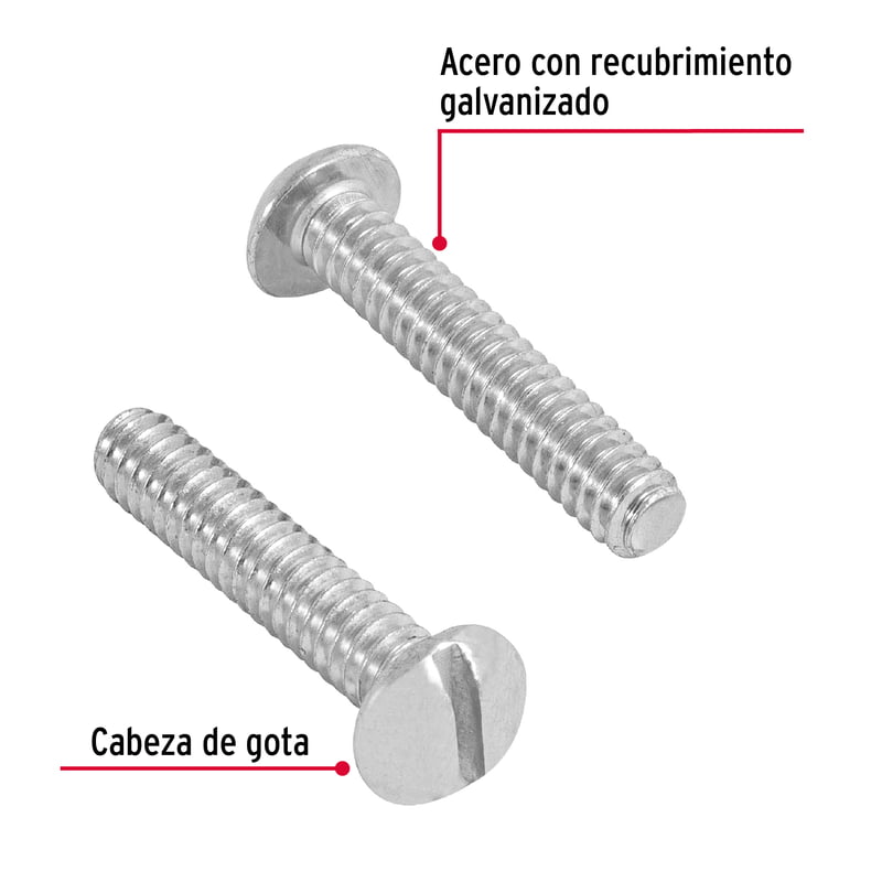 Bolsa con 200 tornillos 3/16' x 1' tipo estufa - TORE-3/16X1 / 44617 Bolsa con 200 tornillos 3/16' x 1' tipo estufa - TORE-3/16X1 / 44617