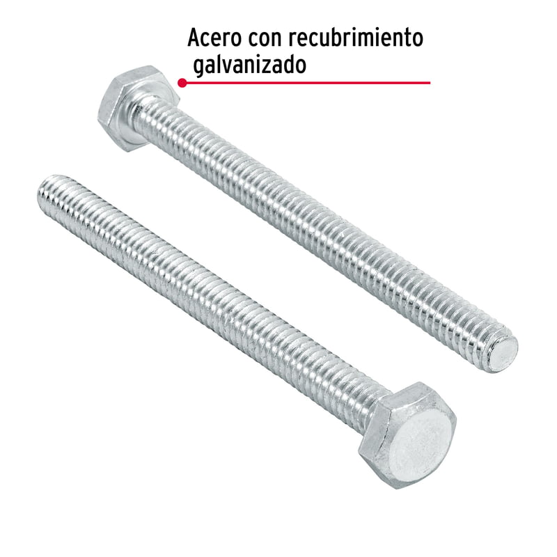 Bolsa con 50 tornillos 1/4' x 3' tipo máquina - TORM-1/4X3 / 44563 Bolsa con 50 tornillos 1/4' x 3' tipo máquina - TORM-1/4X3 / 44563