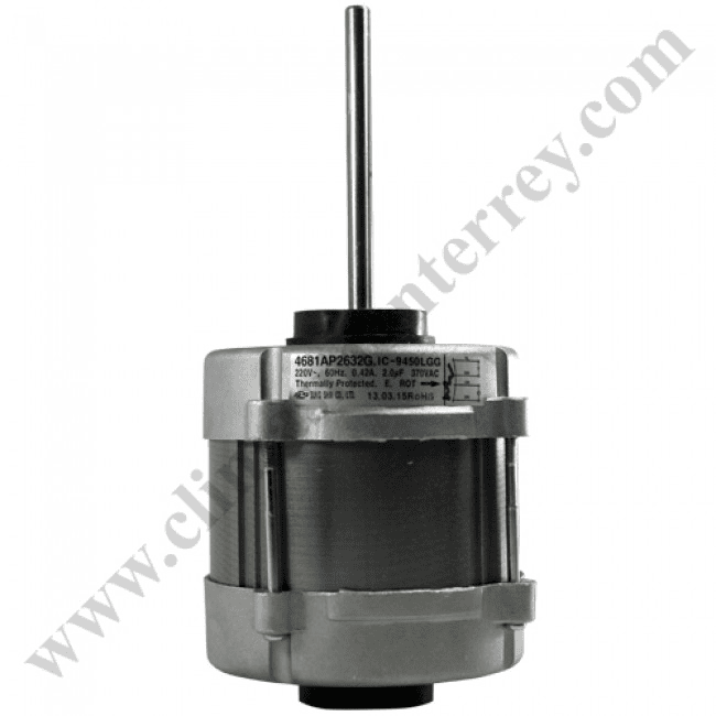 Deshabilitado - Motor Para Minisplit, Evaporador 3 Toneladas, 220V, 60Hz, 0.42A, Capacitor 2.0Mf 370Vac Deshabilitado - Motor Para Minisplit, Evaporador 3 Toneladas, 220V, 60Hz, 0.42A, Capacitor 2.0Mf 370Vac