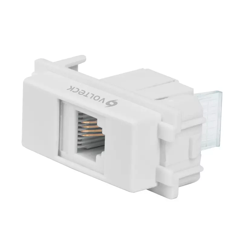Toma de teléfono, línea Italiana, color blanco - TE-IB / 48140 Toma de teléfono, línea Italiana, color blanco - TE-IB / 48140