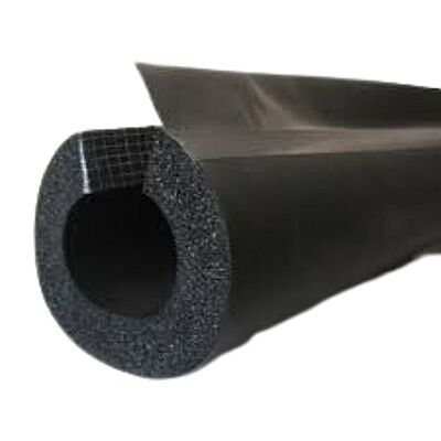 Aislante Termico Para Tubo Insul Lock Abierto Con Cinta Diametro 3-1/2Espesor 1/2 Largo 1.8 Metros