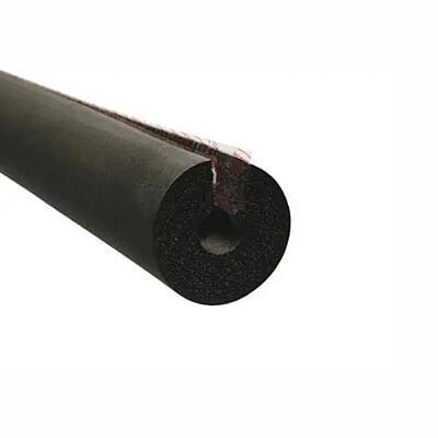 Aislante Termico Para Tubo Insul Lock Abierto Con Cinta Diametro 3-1/8 Espesor 1/2 Largo 1.8 Metros