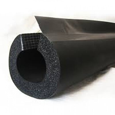 Aislante Termico Para Tubo Insul Lock Abierto Con Cinta Diametro 1-3/8 Espesor 1-1/2 Largo 1.8 Metros