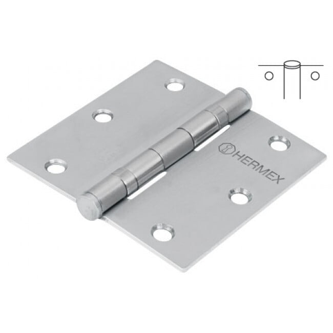 Bisagra cuadrada 2', acero inoxidable, plana - BC-204P / 43225 Bisagra cuadrada 2', acero inoxidable, plana - BC-204P / 43225