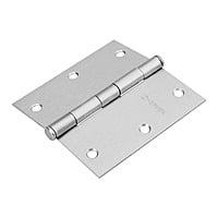 Bisagra cuadrada 3-1/2', acero cromo mate,plana,Hermex Basic - BC-353PP / 23688 Bisagra cuadrada 3-1/2', acero cromo mate,plana,Hermex Basic - BC-353PP / 23688