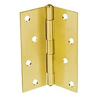 Bisagra rectangular 3', acero latonado - BR-301 / 43196 Bisagra rectangular 3', acero latonado - BR-301 / 43196