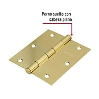Bolsa c/2 bisagras cuadrada 3-1/2'acero latonado,HermexBasic - BC-351PPB / 23698 Bolsa c/2 bisagras cuadrada 3-1/2'acero latonado,HermexBasic - BC-351PPB / 23698
